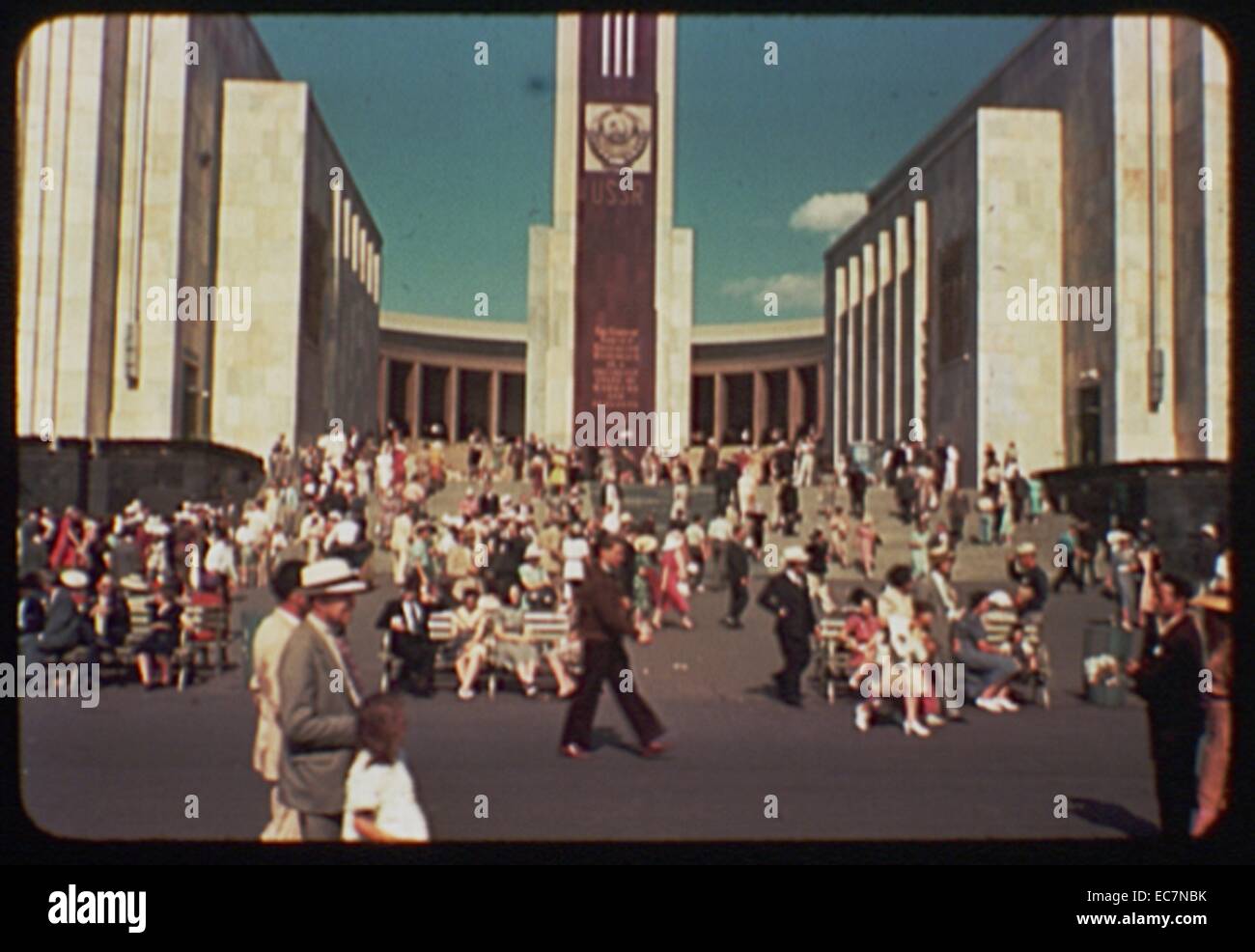 New Yorker Weltausstellung 1939: sowjetischen sozialistischen Republiken Gebäude Stockfoto