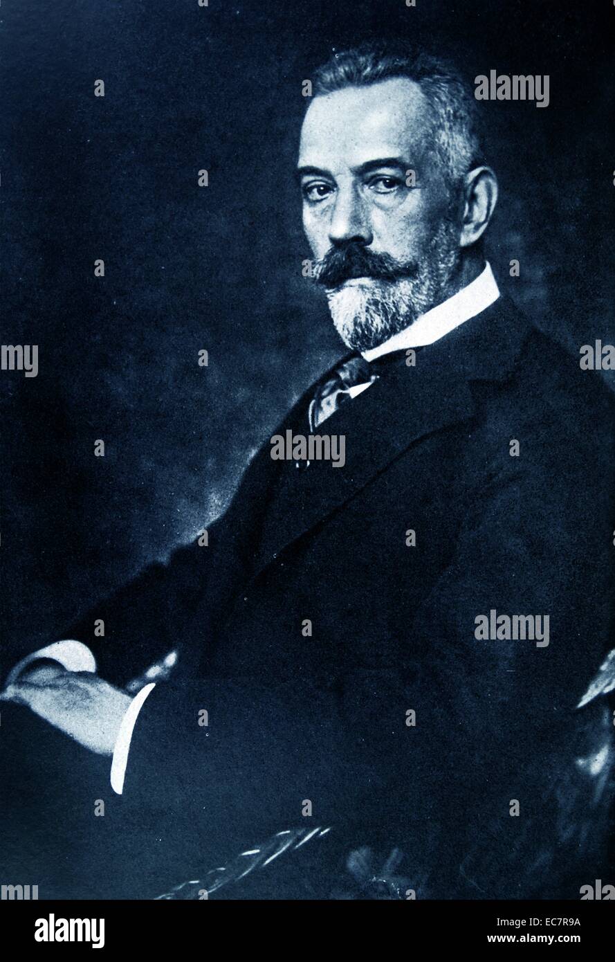 Theodor Friedrich Alfred Theobald von Bethmann Hollweg (29. November 1856 - der 1. Januar 1921) war ein deutscher Politiker und Staatsmann, der als Kanzler des Deutschen Reiches von 1909 bis 1917 gedient Stockfoto
