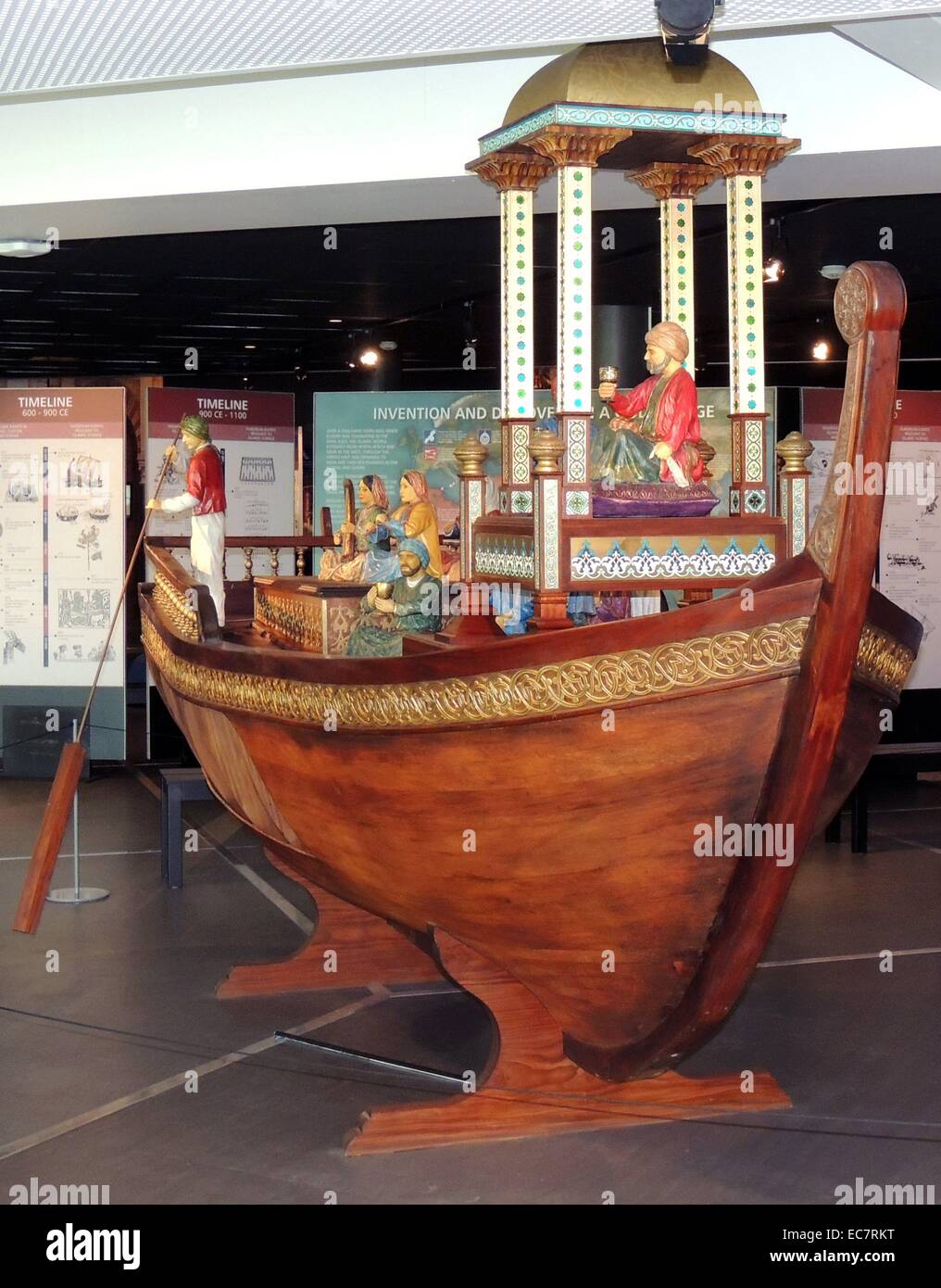 Al Jazari war einer der ersten Ingenieure, nach den Banu Musa Brüder und Al-muradi, zu entdecken, dass die Maschinen eine Unabhängigkeit erreichen können, und 'Intelligenz' der eigenen. Während das 'intellgence' dieser Maschinen wird immer auf die der Menschen minderwertig sein, Maschinen haben den Vorteil, dass Sie sich wiederholende Aufgaben über einen längeren Zeitraum mit großer Effizienz durchführen können. Von al konstruierten Maschinen - Jazari gehören 'Castle Uhr', 'Robotic Mann', 'Musical Boot' und 'Elephant Water Clock". Stockfoto