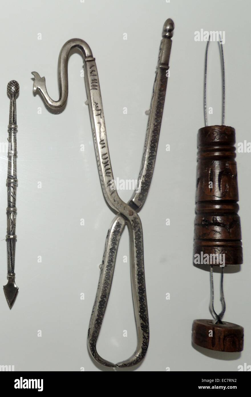 Historische chirurgische Instrumente Stockfoto