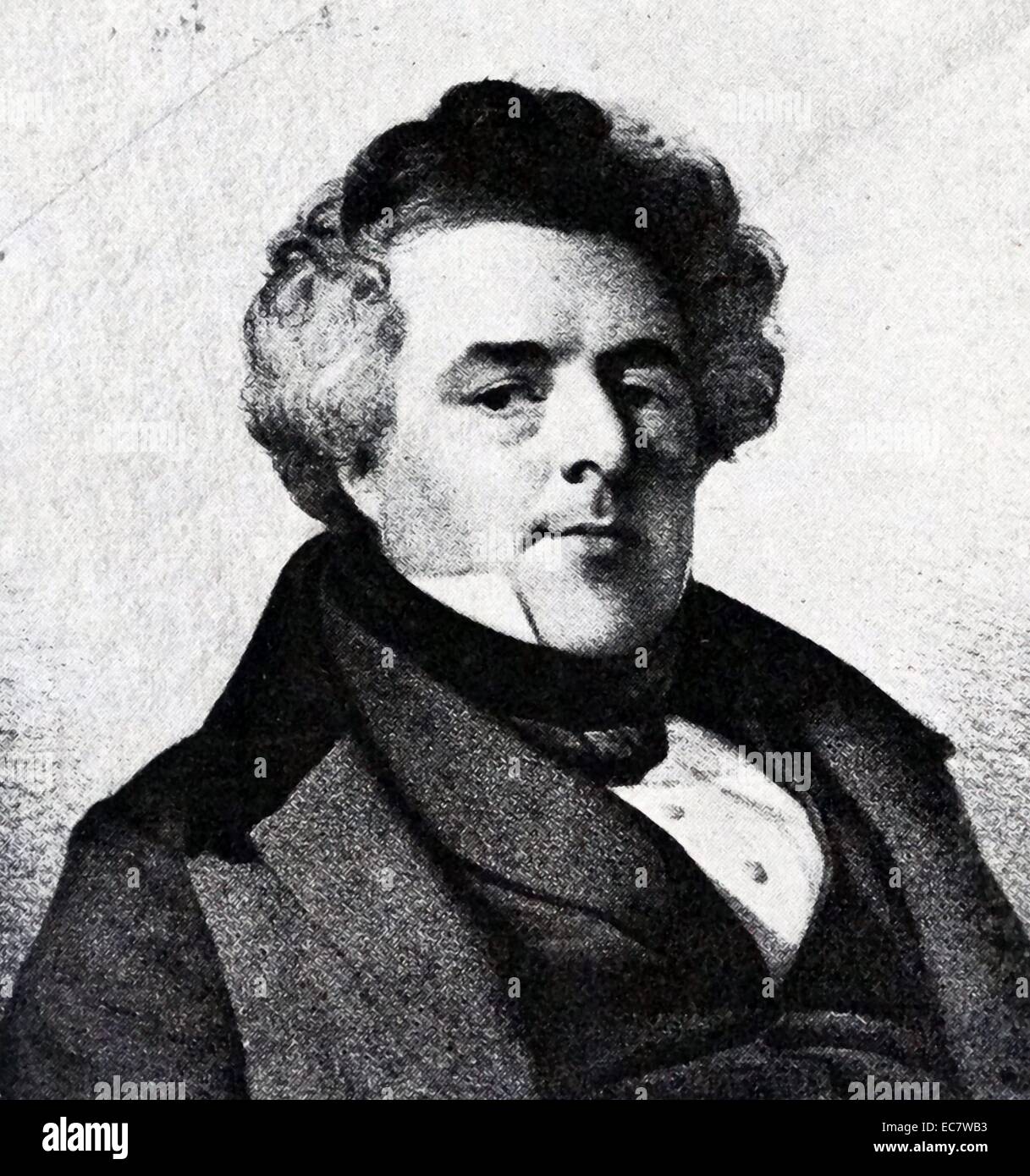 Luigi Lablache singen Tutor zur Königin Victoria. Luigi Lablache (6. Dezember 1794 - vom 23. Januar 1858) war ein italienischer Oper Sänger der französischen und irischen Erbe. Er war vor allem für seinen komischen Performances beachten Stockfoto