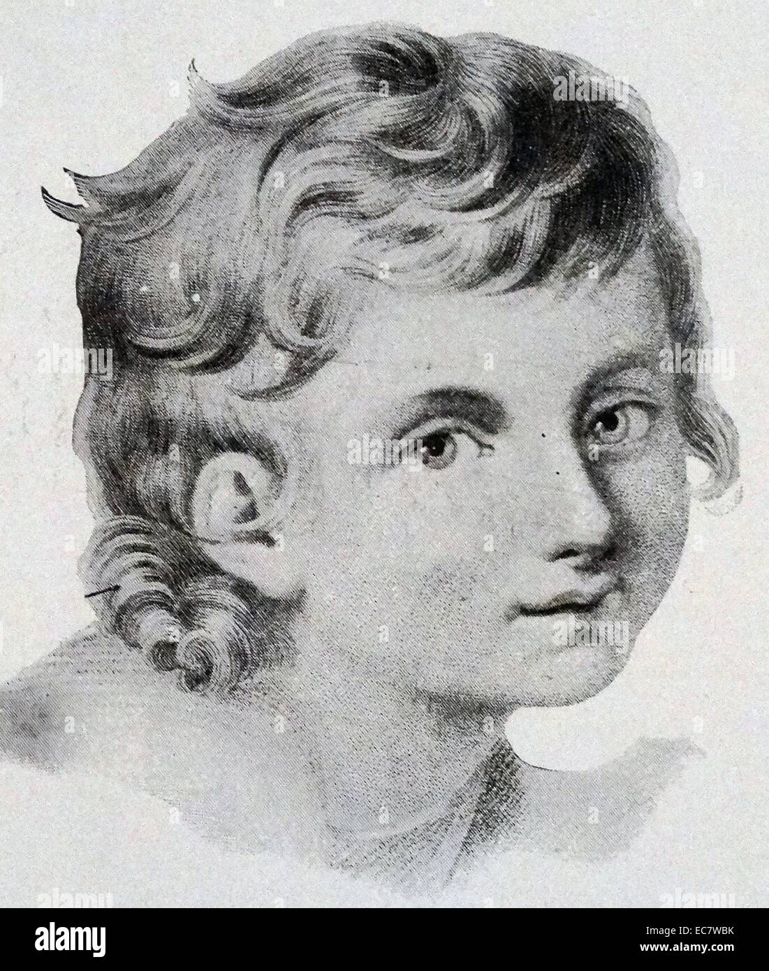 Prinz Albert von Sachsen-Coburg und Gotha; später Prince Consort im Alter von vier; 26. August 1819 - 14. Dezember 1861) Ehemann von Königin Victoria von Großbritannien Stockfoto