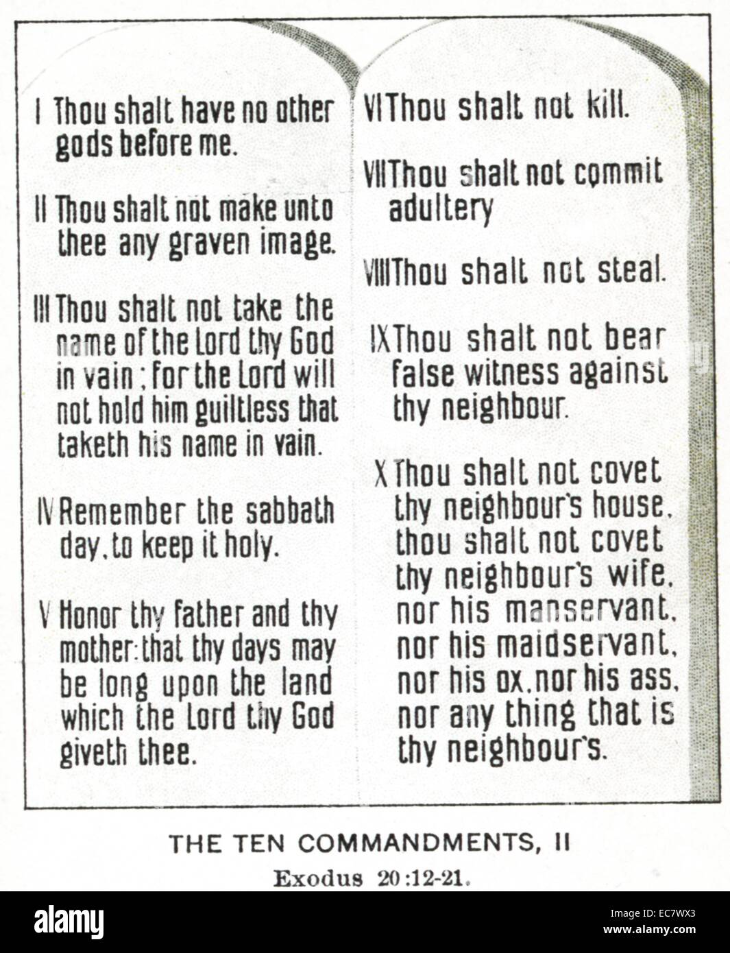 Bild Lektion von der American Baptist Publication Society, [zwischen 1900 und 1913]. zeigen Szenen aus dem Alten Testament biblische Geschichten über Mose's Leben veröffentlicht. Mose Adressen der Jüdischen Menschen, wie sie die Sinai Wüste eingeben Stockfoto