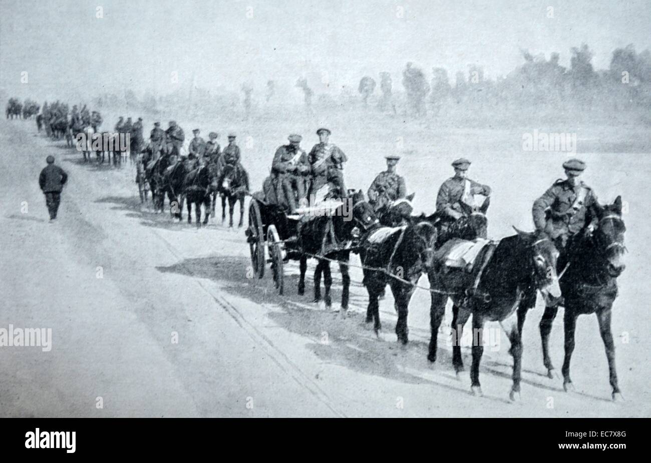 Britische Soldaten in Mazedonien;   Griechenland;     Weltkrieg eine 1915 Stockfoto
