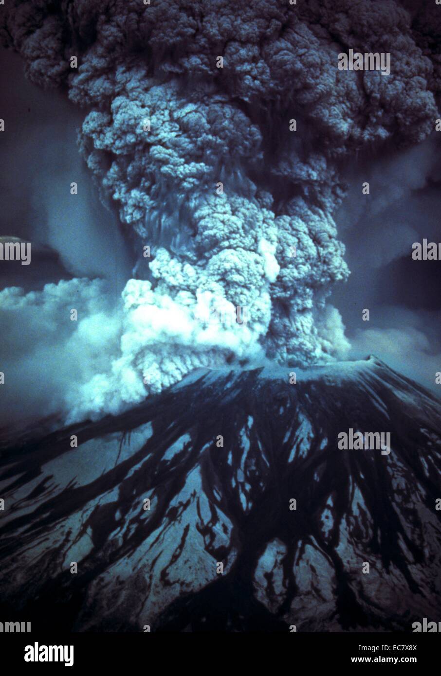Mount St Helens Vulkanausbruch;   US-Bundesstaat Washington;   USA 1980 Stockfoto
