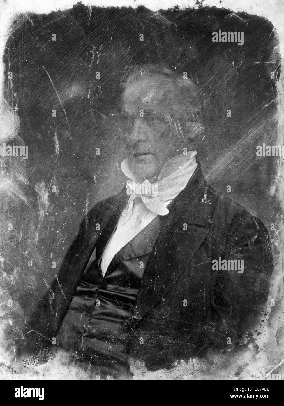 James Buchanan (1791-1868) war der 15. Präsident der Vereinigten Staaten, das unmittelbar vor dem Amerikanischen Bürgerkrieg. Er ist bis heute der einzige Präsident von Pennsylvania und der einzige Präsident eine lebenslange Junggeselle zu bleiben. Stockfoto