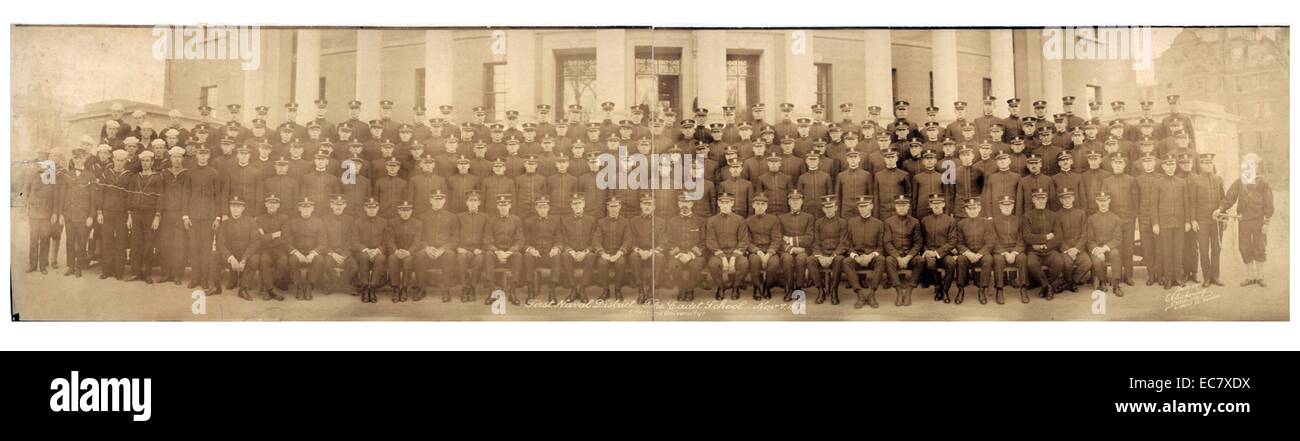 Erste Marinebezirk;   Der Kadettenschule;   7. November;   1917 (Harvard University) USA Stockfoto