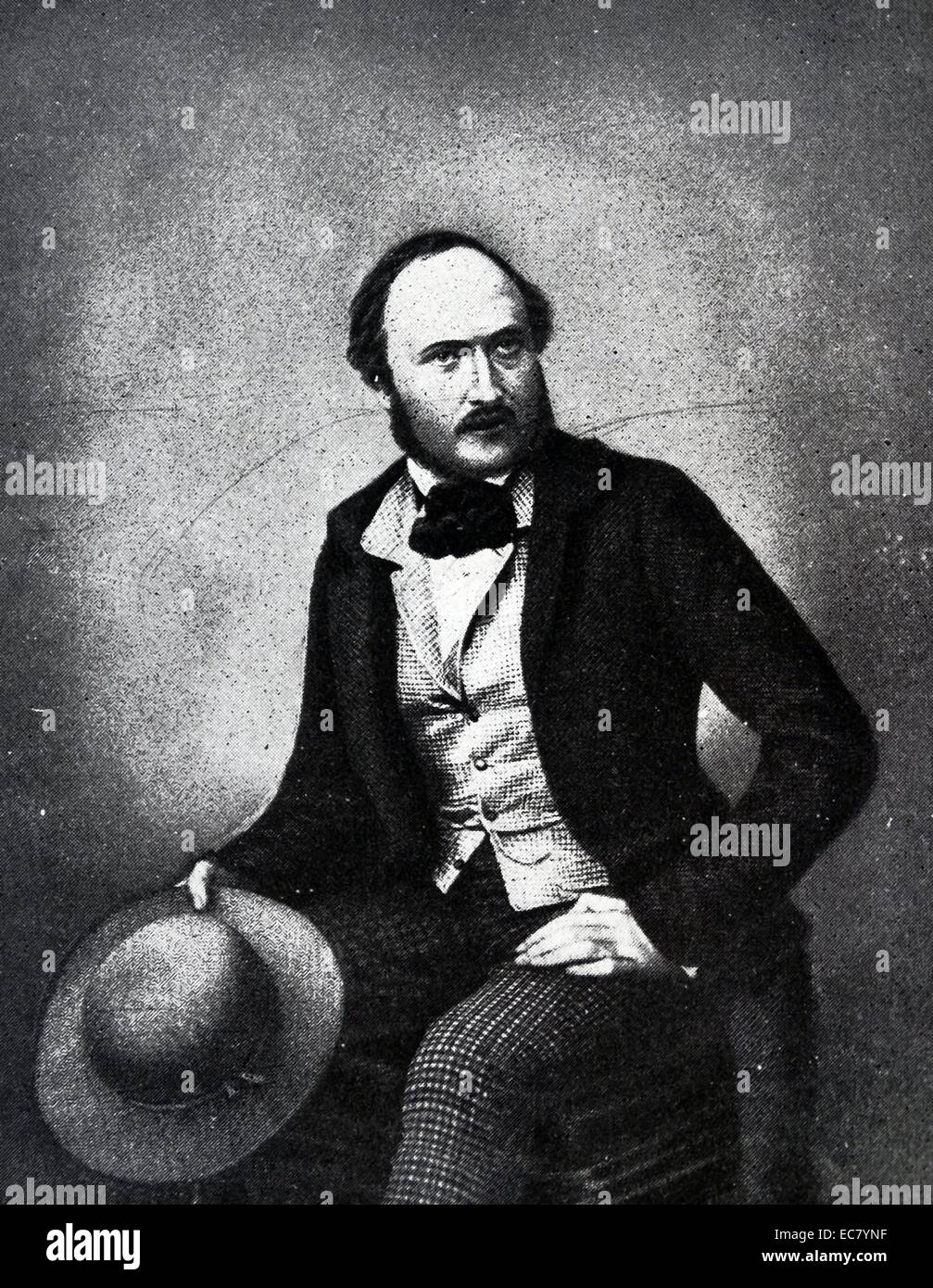 Prinz Albert (1819 – 1861); Der Ehemann von Königin Victoria; 1858 Stockfoto