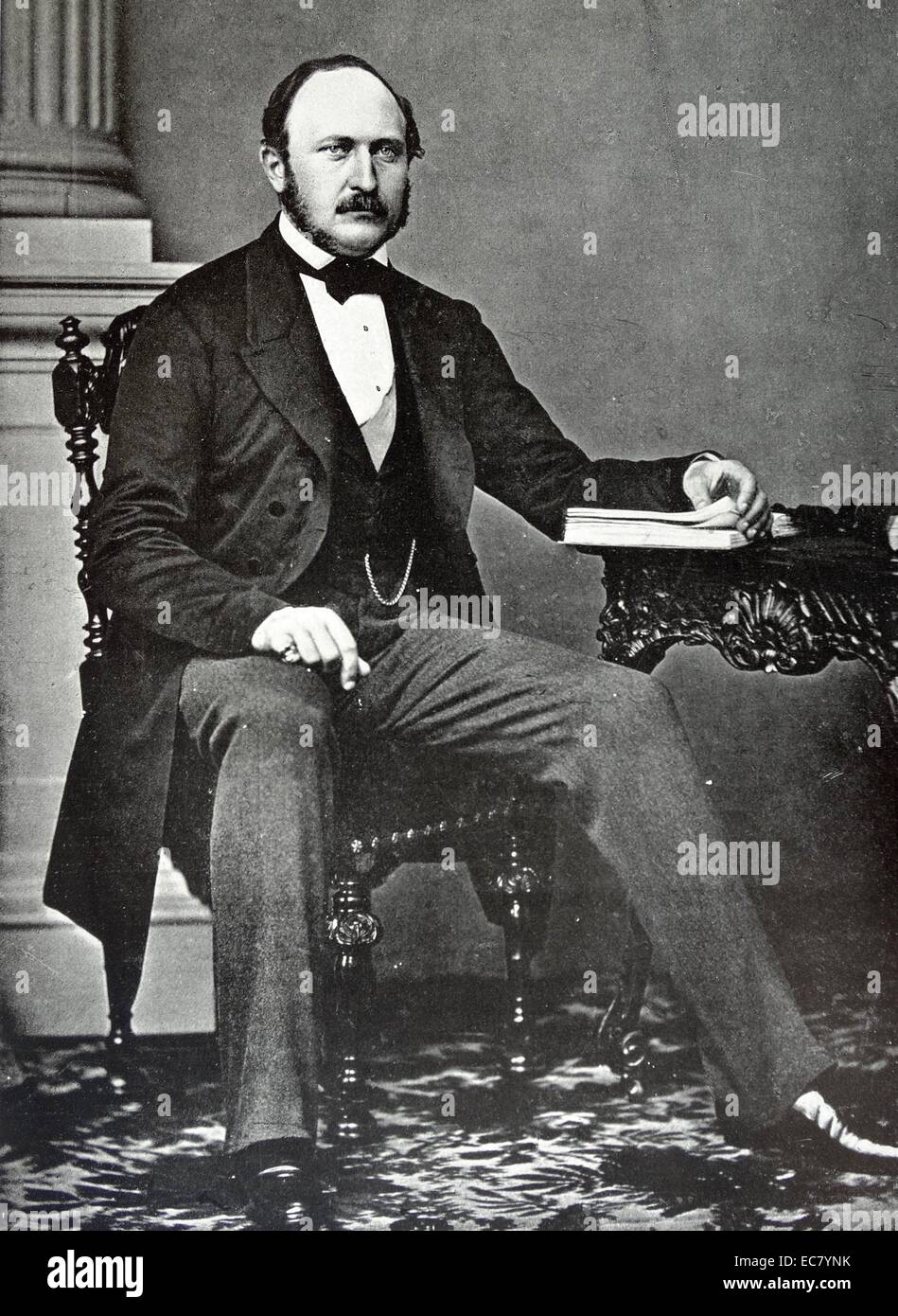 Prinz Albert (1819 – 1861); Der Ehemann von Königin Victoria; 1858 Stockfoto