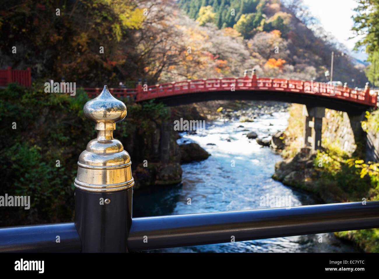 Brücke von Nikko, Japan. Stockfoto