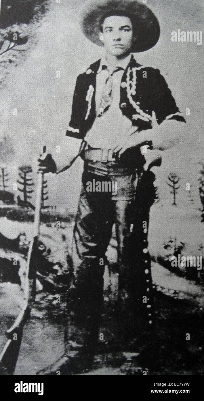 Tom Mix über die Zeit trat er der US-Army im Spanisch-Amerikanischen Krieg auf den Philippinen zu kämpfen. Stockfoto