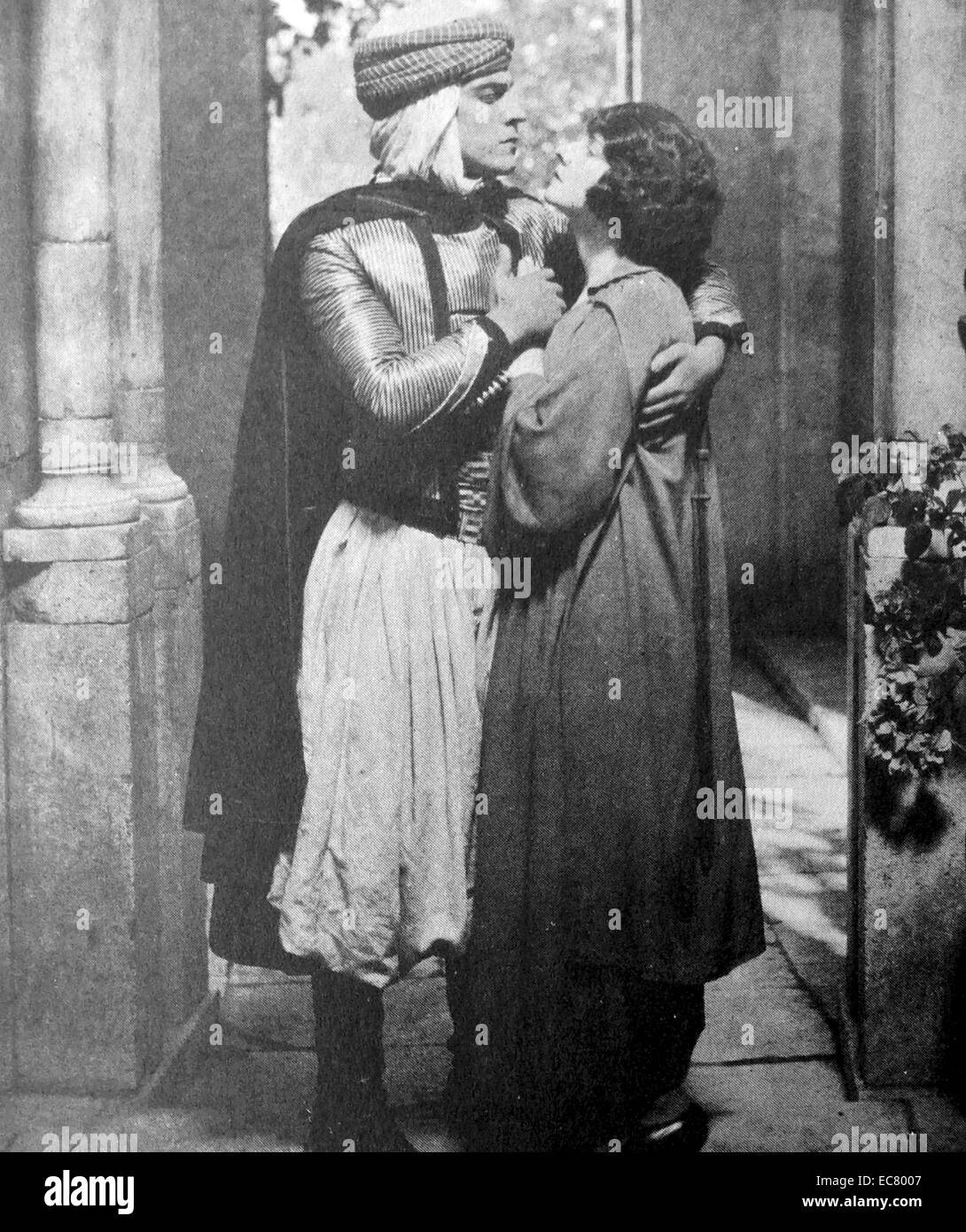 Der scheich 1921 amerikanisches stilles romantisches drama Stockfotos