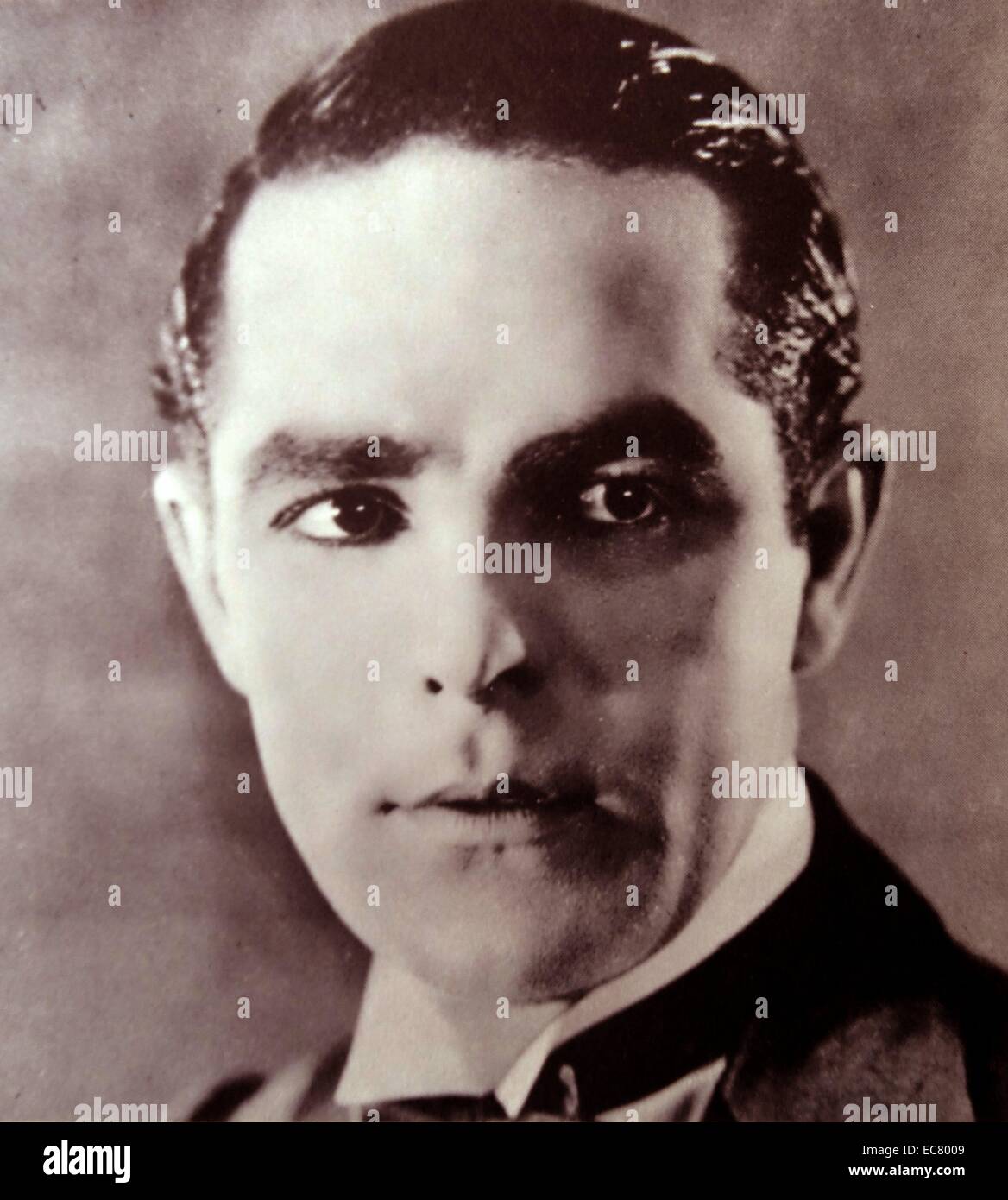 Die Fading-Karriere von Antonio Moreno, die Filme im Jahre 1913 trat Stockfoto