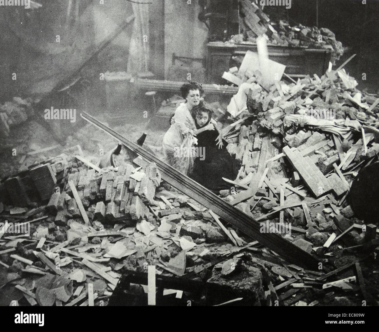 San Francisco, 1936. Das Erdbeben von 1906 erstaunlich von Movie Magic erstellt. Stockfoto
