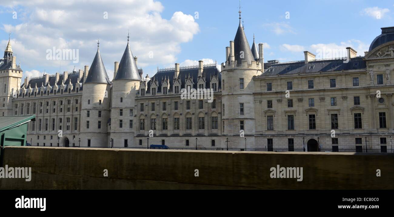 Palais de Justice; (Justizpalast) Paris Frankreich Stockfoto