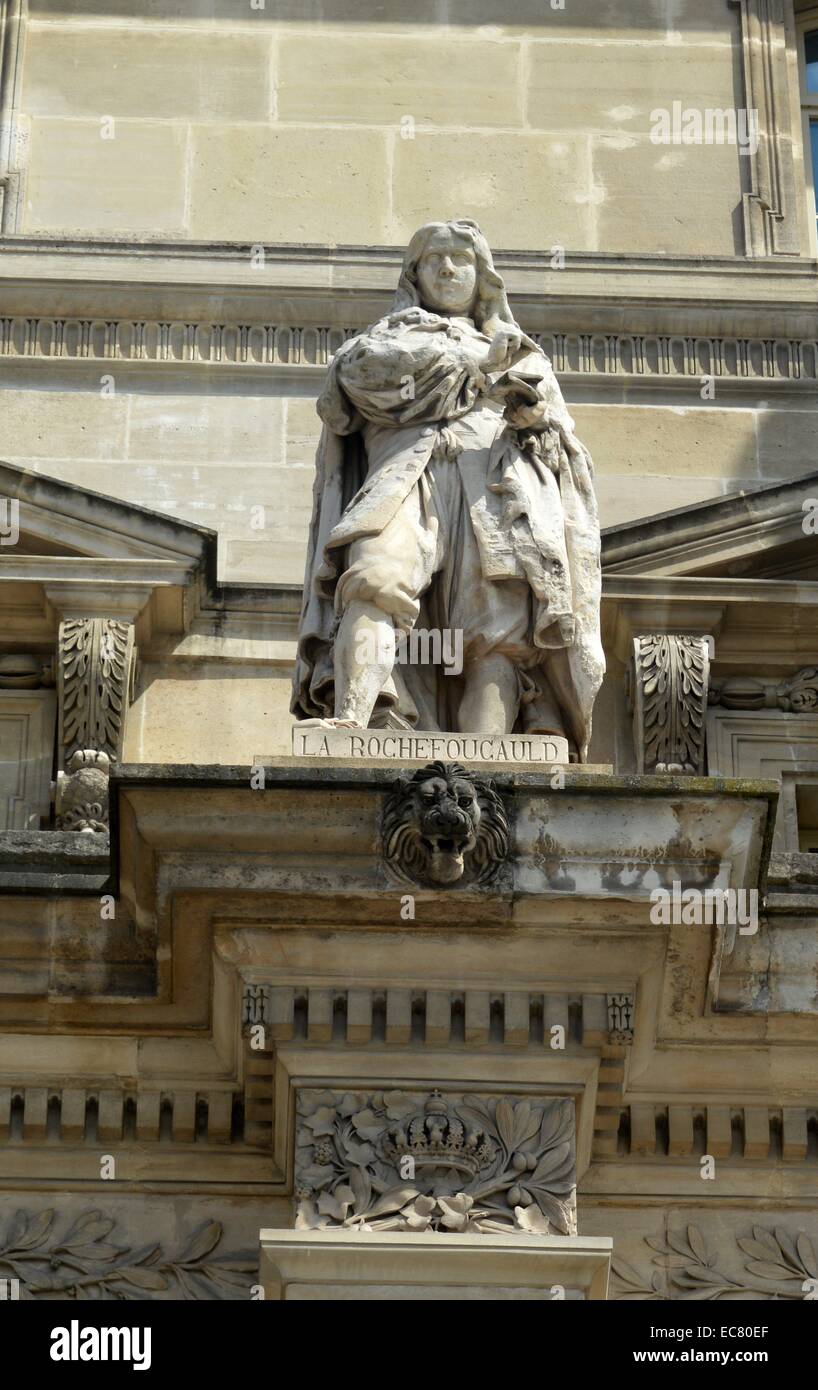 Francois VI, Duc De La Rochefoucauld (1613-1680) war ein bekannter französischer Autor Maximen und Memoiren. 17. Dynastie datiert. Stockfoto