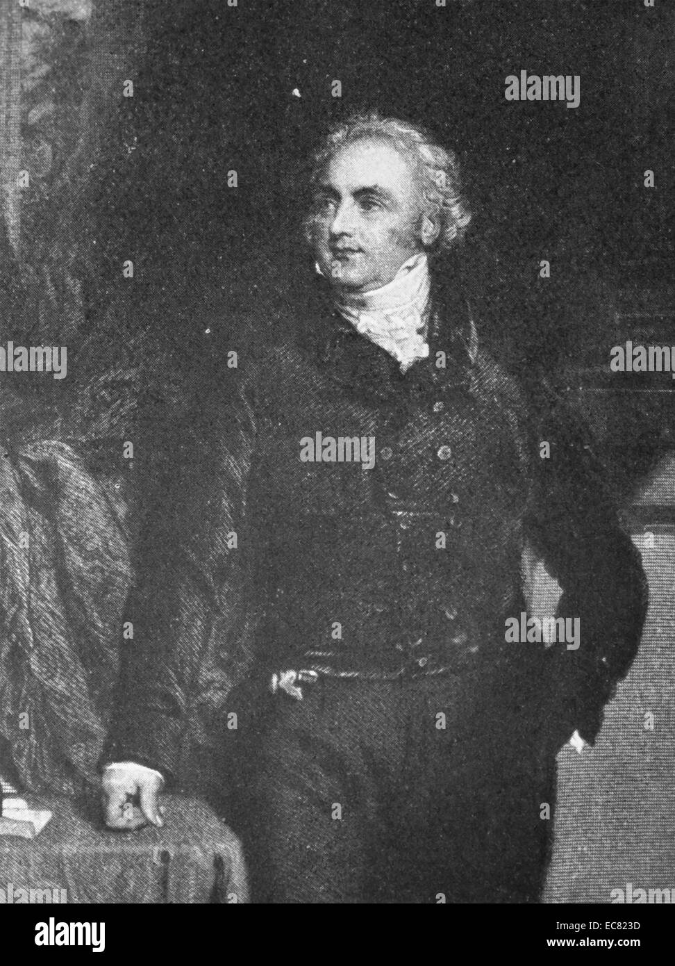 Sir Astley Paston Cooper, 1st Baronet (23. August 1768 - 12. Februar 1841) war ein englischer Arzt und Anatom. Am besten für seine Beiträge Chirurgie und Anatomie der Pathologie der Brustdrüsen ans Hoden auf vaskuläre bekannt. Stockfoto