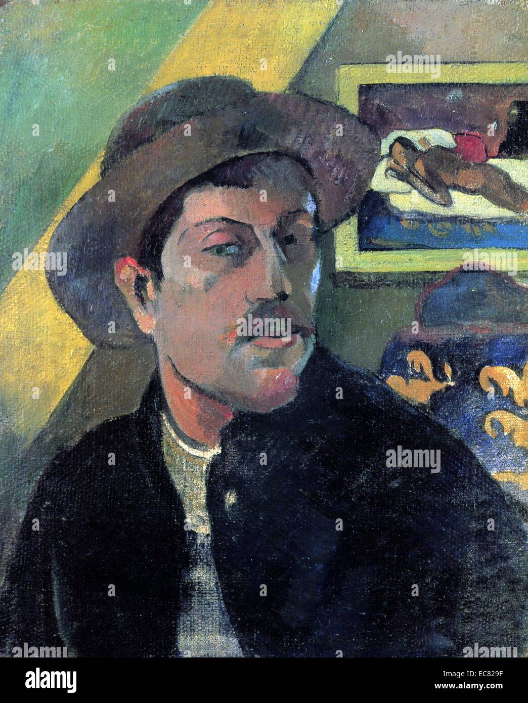 Eugène Henri Paul Gauguin 1848 – 8. Mai 1903) französische Post-Impressionisten-Künstler, der erst nach seinem Tod nicht gut geschätzt wurde Stockfoto