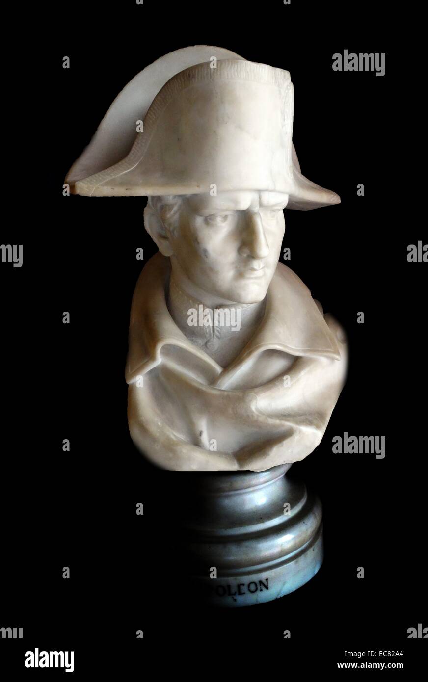 Napoleon Bonaparte (5. August 1769 – 5. Mai 1821) französischer militärischer und politischer Führer. Marmorbüste Stockfoto