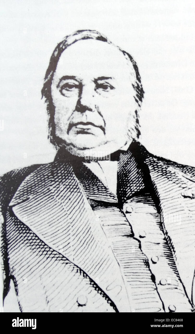R.c. Bakhuizen van Den Brink (1810-1865) einflussreiche Intellektuelle in den Niederlanden Stockfoto
