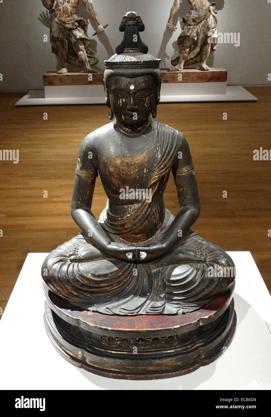 Statue des Buddha Amida Buddha. Datiert aus dem 16. Jahrhundert Stockfoto