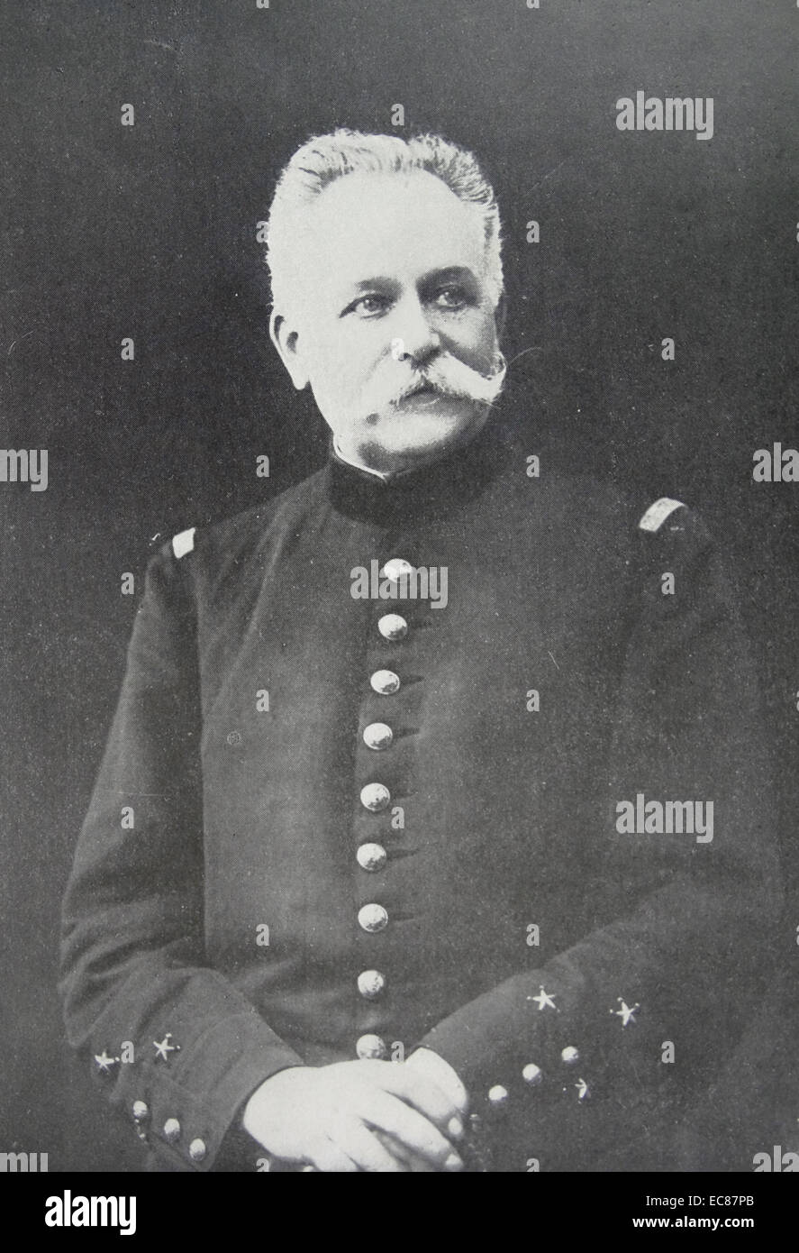 Foto von Maurice Paul Emmanuel Sarrail (1856-1929) französische General des ersten Weltkrieges. Datiert 1916 Stockfoto