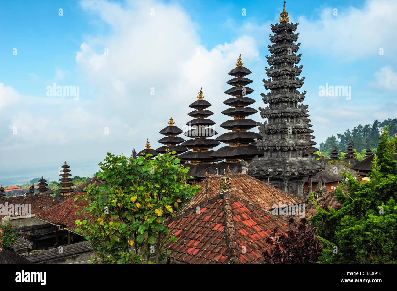 Pura Besakih-Tempel-Komplex, Bali, Indonesien Stockfoto