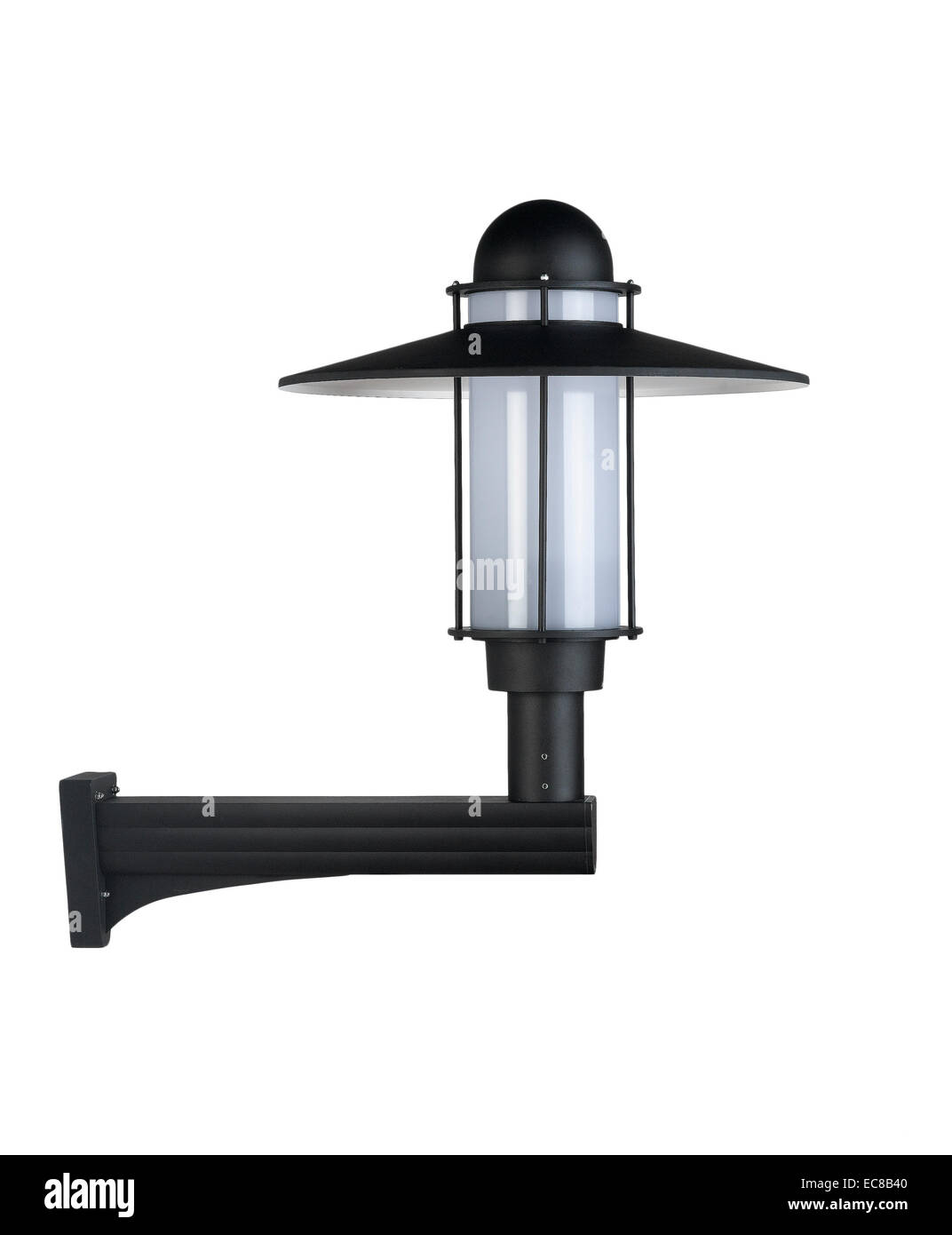 Moderne Wandleuchte für schmücken, Außenbereich, Garten oder Gehweg Stockfoto