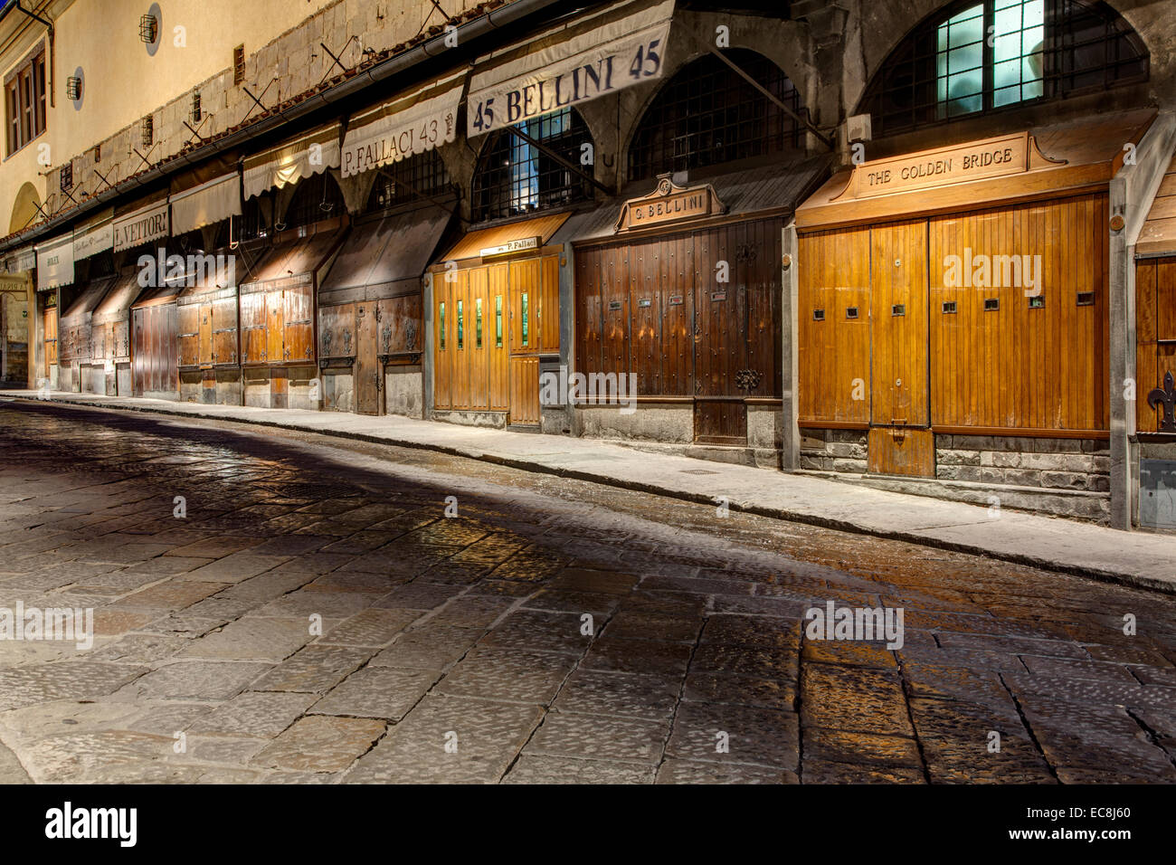 Ponte Vecchio, Florenz, Firenze Italia Stockfoto