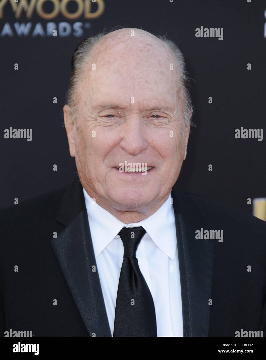 10. Dezember 2014 - hervorragende Leistung durch einen Schauspieler in einer stützenden Rolle: ROBERT DUVALL als Joseph Palmer in "der JUDGE'Pictured - 14. November 2014 - Los Angeles, Kalifornien, USA - Robert Duvall Teilnahme an den 18. Annual Hollywood Film Awards im Hollywood Palladium in Hollywood, Kalifornien am 14. November 2014 statt. 2014 (Kredit-Bild: © D. Long/Globe Fotos/ZUMA Draht) Stockfoto