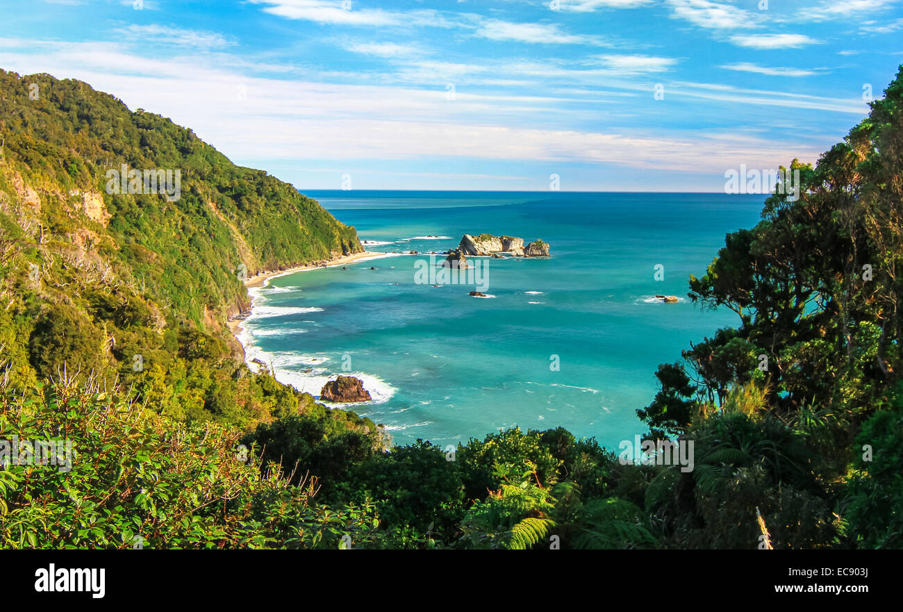 New Zealand tropische Küste und Ozean Stockfoto