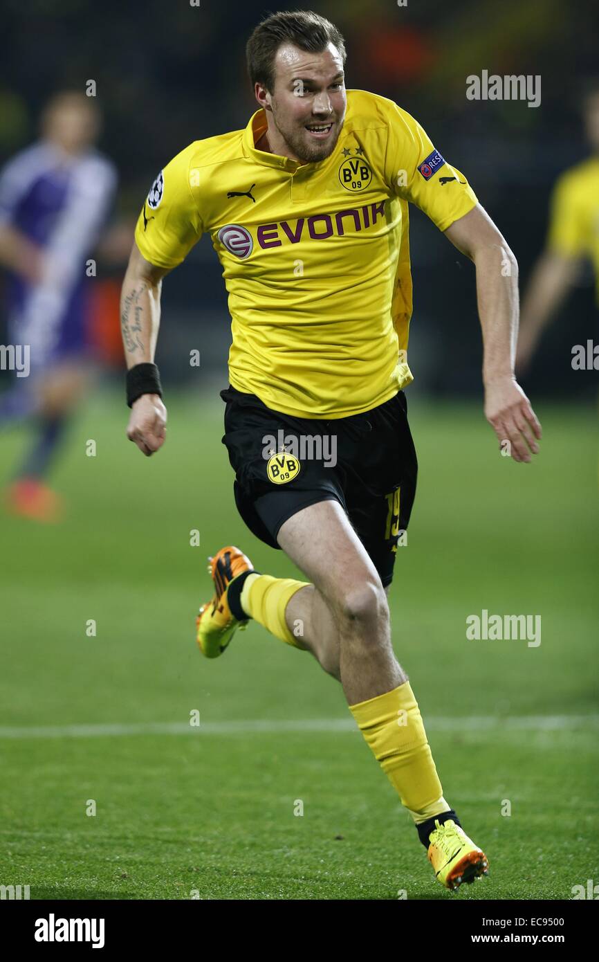 Dortmund, Deutschland. 9. Dezember 2014. Kevin Grosskreutz (Dortmund) Fußball: UEFA Champions League-Gruppe D-match zwischen Borussia Dortmund 1: 1-RSC Anderlecht im Signal Iduna Park in Dortmund, Deutschland. © Mutsu Kawamori/AFLO/Alamy Live-Nachrichten Stockfoto