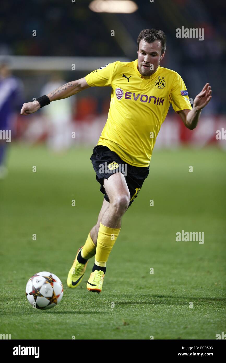 Dortmund, Deutschland. 9. Dezember 2014. Kevin Grosskreutz (Dortmund) Fußball: UEFA Champions League-Gruppe D-match zwischen Borussia Dortmund 1: 1-RSC Anderlecht im Signal Iduna Park in Dortmund, Deutschland. © Mutsu Kawamori/AFLO/Alamy Live-Nachrichten Stockfoto