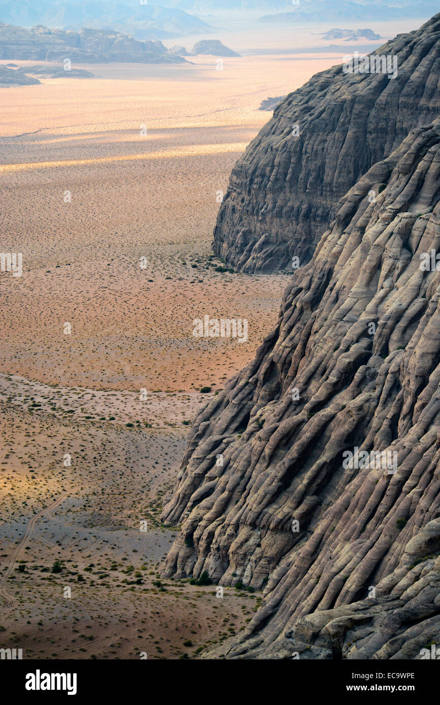 Wadi Rum Landschaft Stockfoto