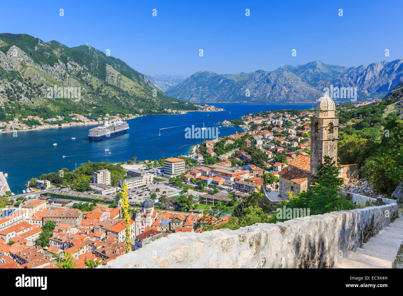 Kotor, Montenegro. Stockfoto