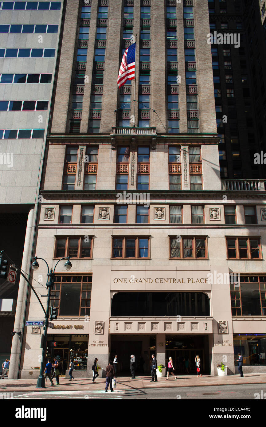 one grand central place, midtown, 42nd street, manhattan, new york, usa, america Stockfoto