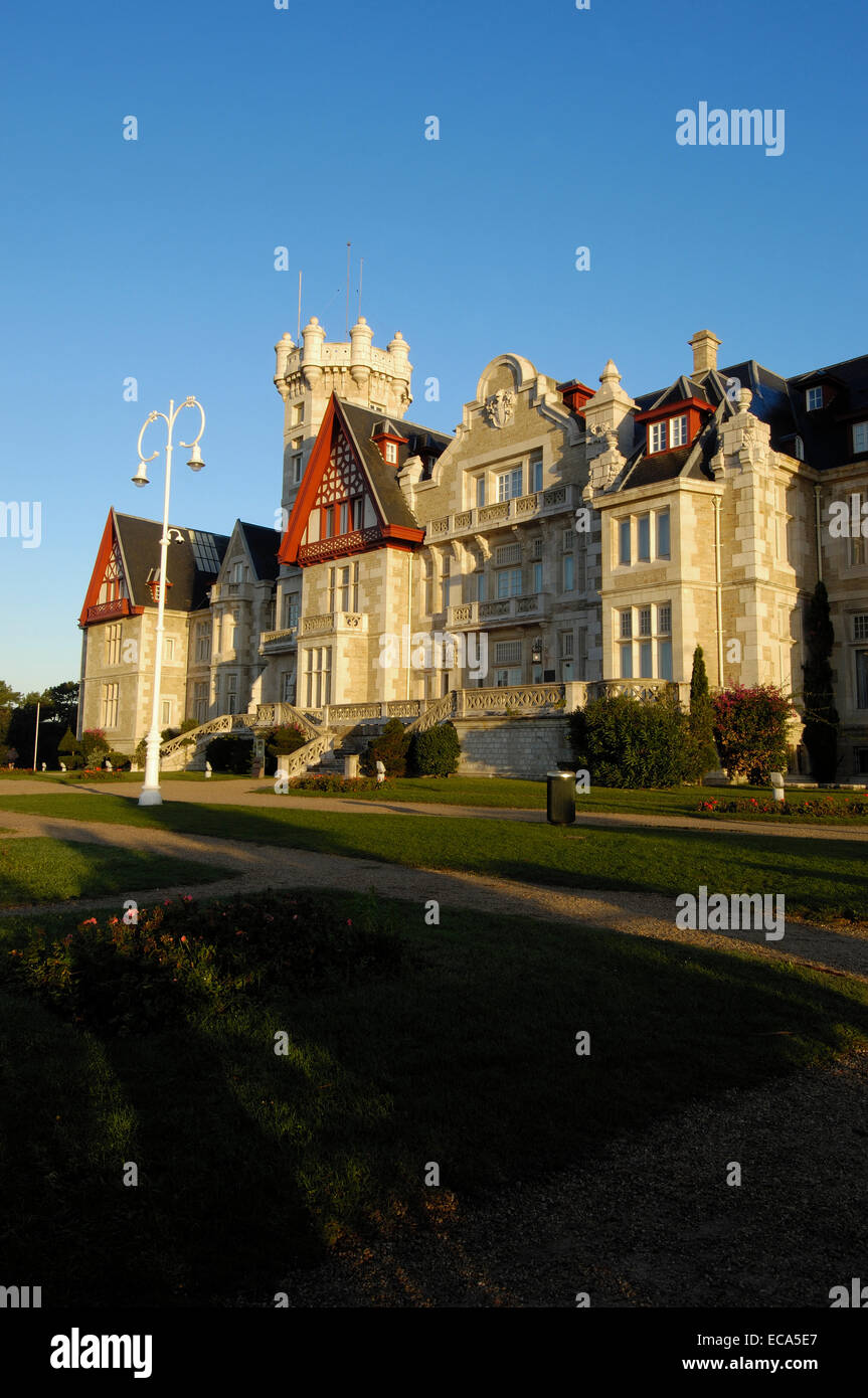 Universidad Internacional Menéndez Pelayo Universität, Palacio De La Magdalena, Santander, Kantabrien, Spanien, Europa Stockfoto