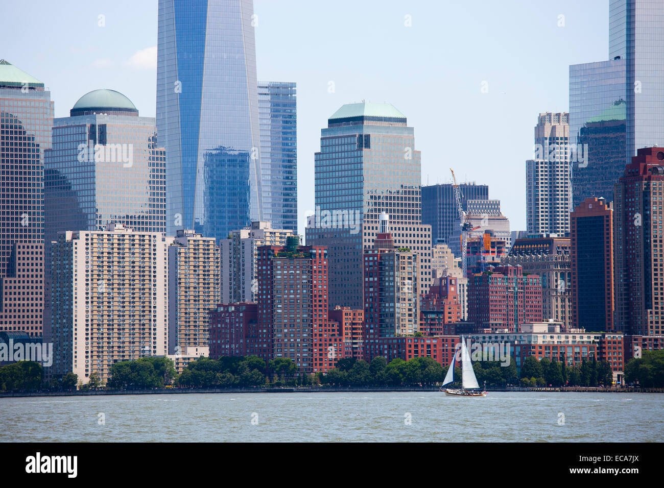Stadtbild, Wolkenkratzer, Bankenviertel, Manhattan, New York, Usa, Amerika Stockfoto