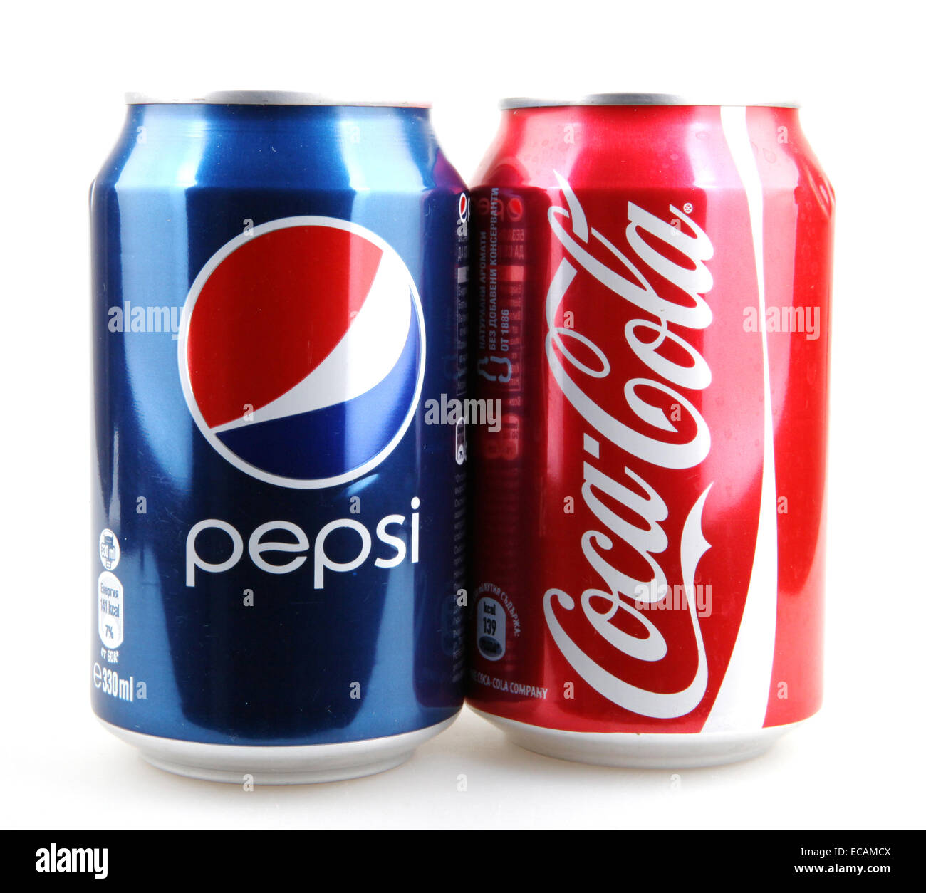 Gehört Pepsi Zu Coca Cola Coca cola und pepsi cola foto Ausgeschnittene Stockfotos und -bilder