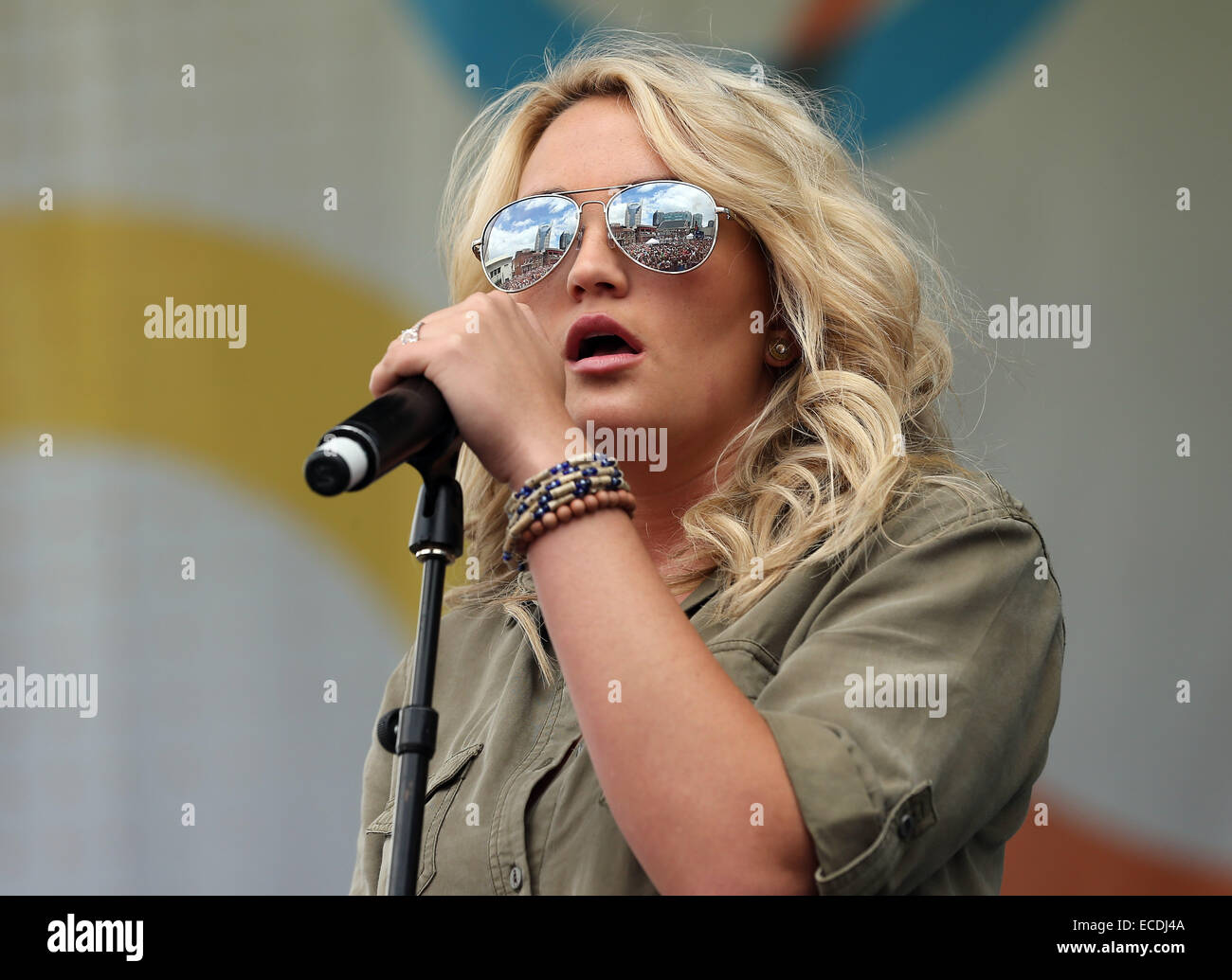 2014 CMA Music Festival - Tag 4 - Performances mit: Jamie Lynn Spears wo: Nashville, Tennessee, Vereinigte Staaten, wann: 8. Juni 2014 Stockfoto