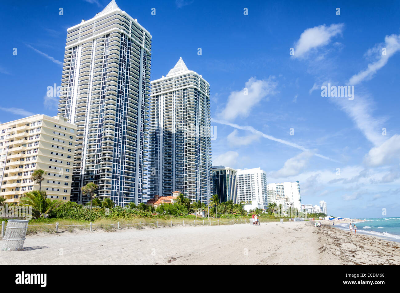 Miami Beach, Ocean Küste Hotels und resort Stockfoto