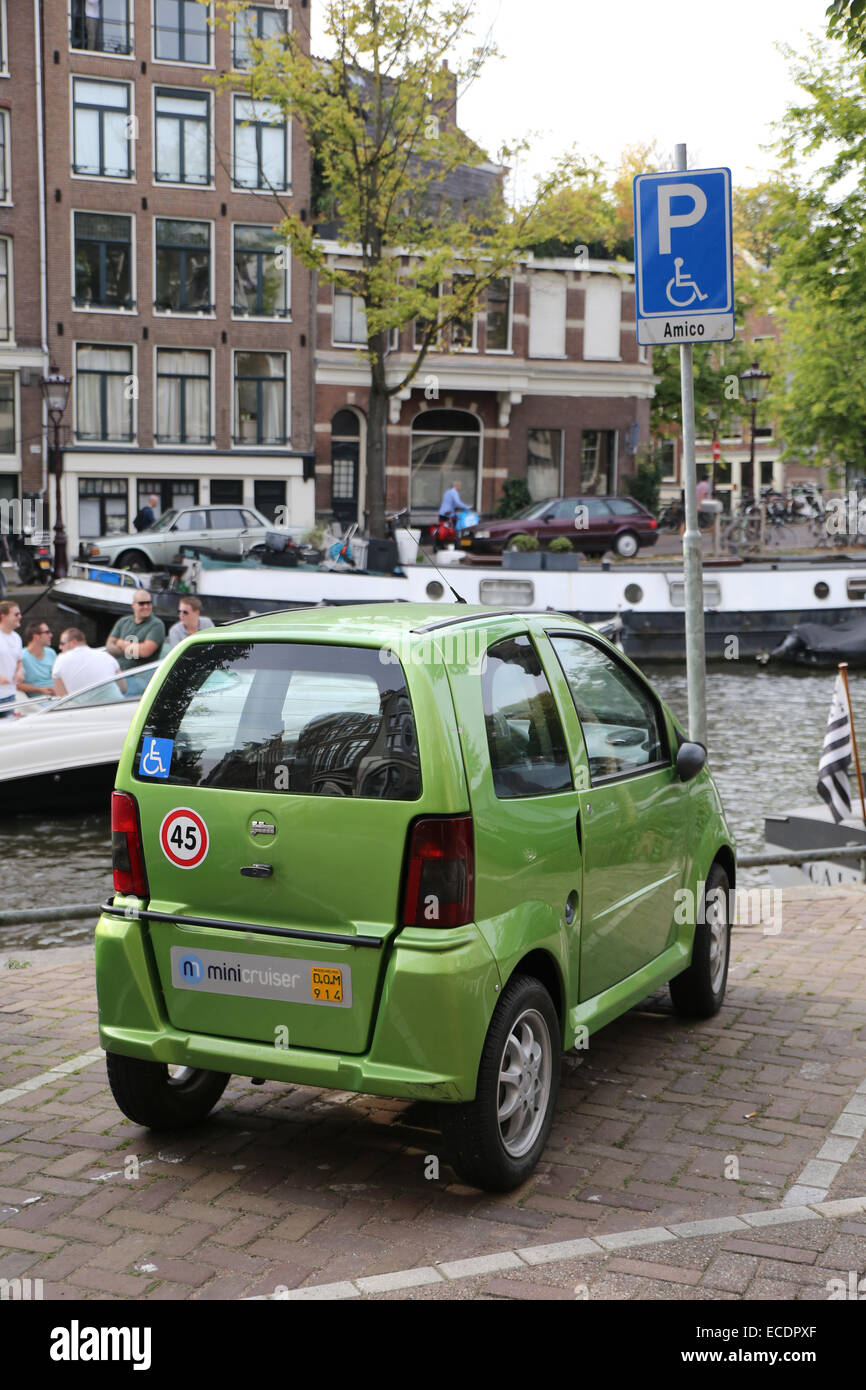 Behinderung Parkplatz Europa Holland amsterdam Stockfoto
