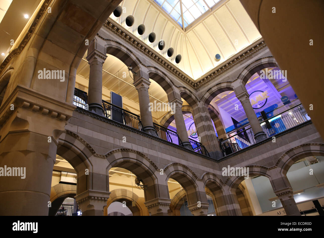 Magna Plaza Innenarchitektur Europa amsterdam Stockfoto