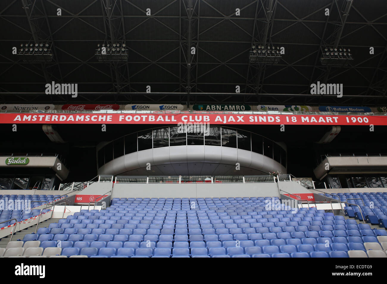 Amsterdam Arena Ajax Fußballverein nach Hause Stockfoto