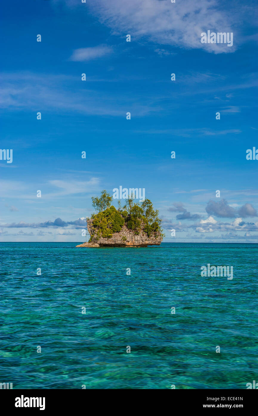 Inselchen, Felsen-Inseln, Palau, Mikronesien Stockfoto