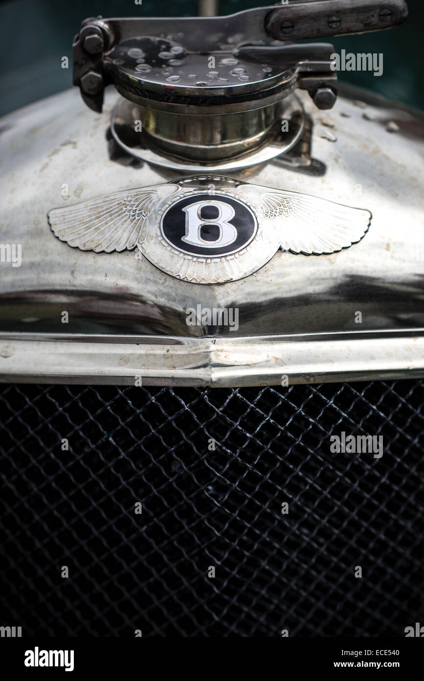 Blower Bentley Motorhaube Abzeichen Stockfoto