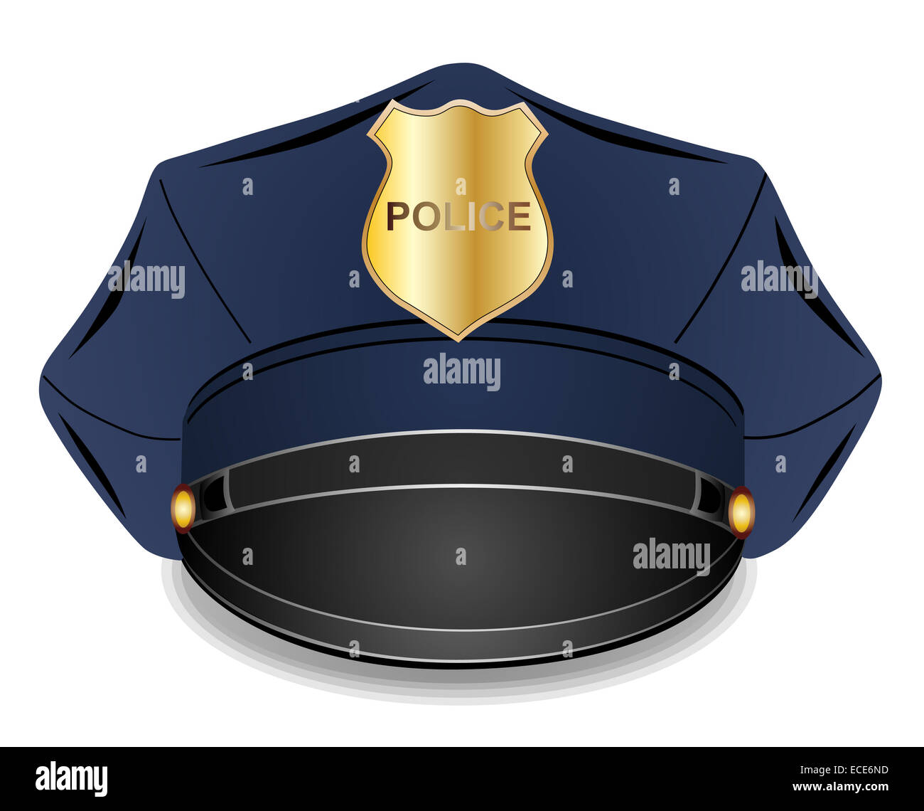 Polizei Mütze Stockfoto