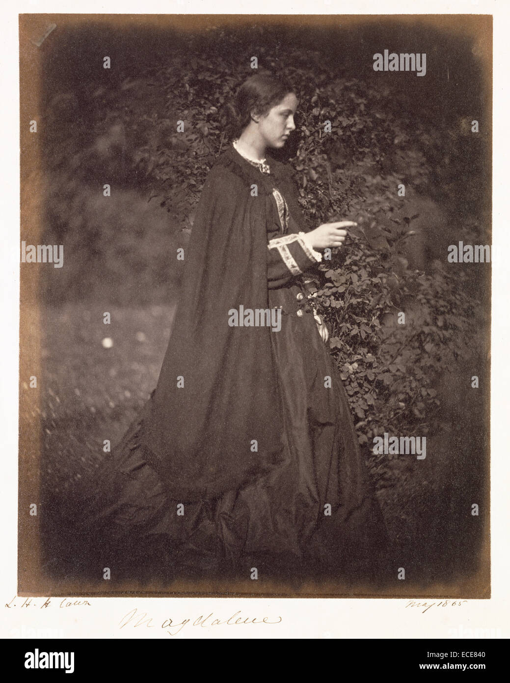 Magdalena (Brookfield); Julia Margaret Cameron, Brite/Britin, Indien, 1815-1879 geboren; London, England, Europa; Mai 1865; Albumin-Silber-Print; Bild: 27,1 x 22,2 cm (10 11/16 x 8 3/4 in.) Stockfoto