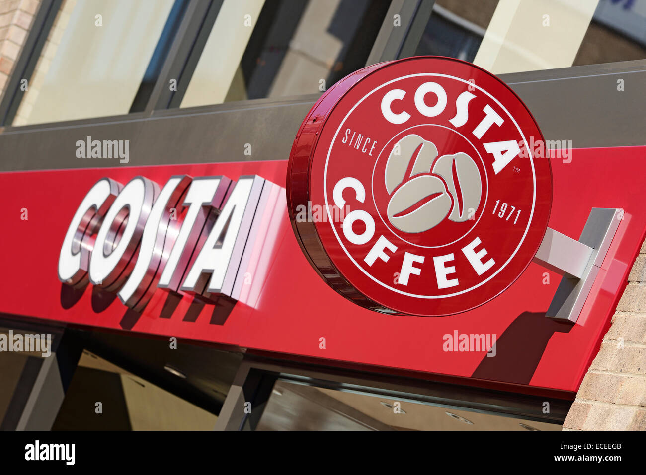 Costa Coffee, UK. Stockfoto