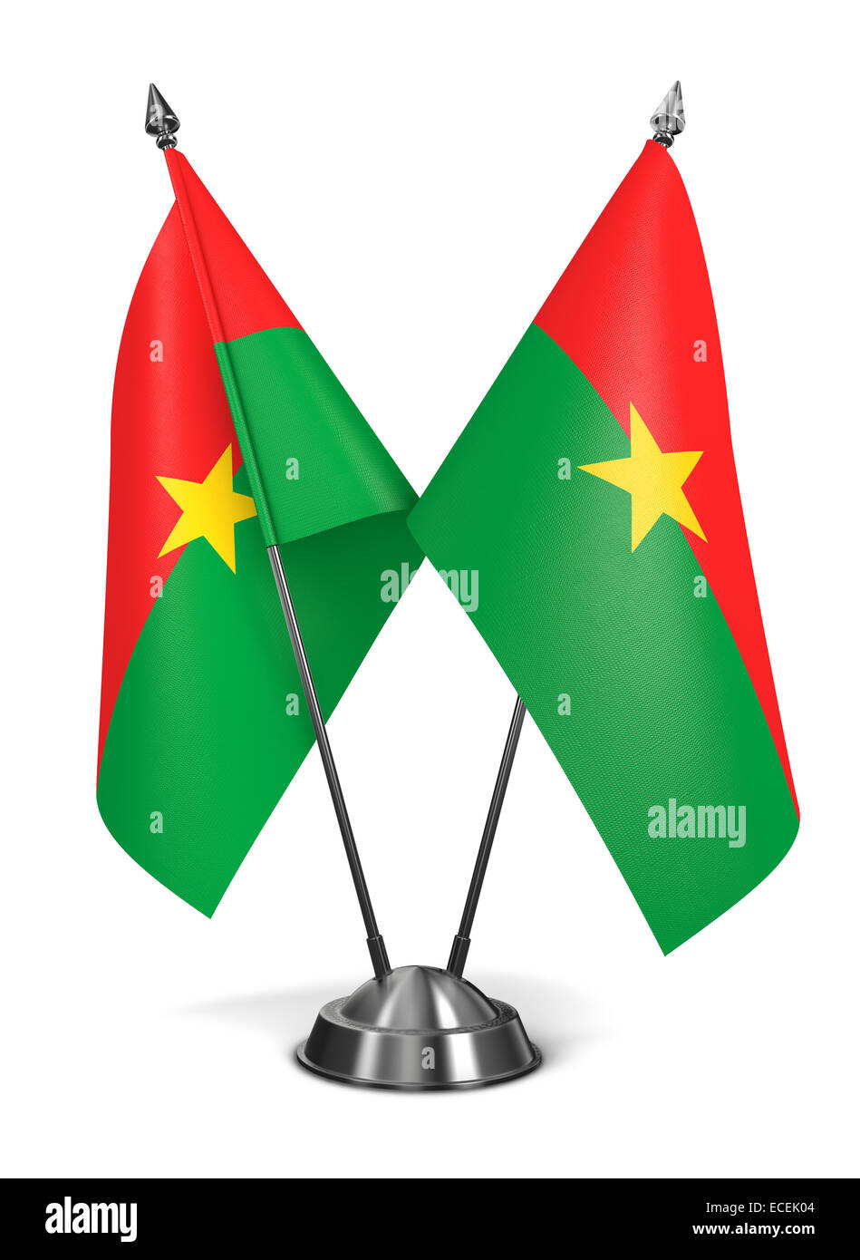 Burkina Faso - Miniatur-Flags. Stockfoto